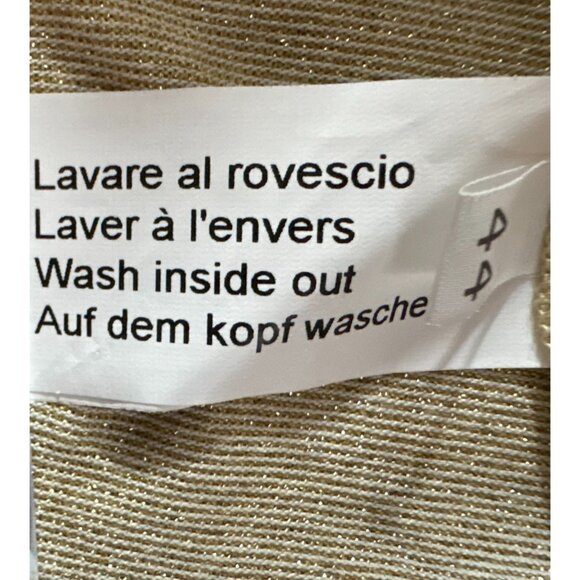 Chiara Boni La Petite Robe Oksa Splendid top sz 44 US 8 Gilded Desert NWOT $395 - Picture 3 of 9